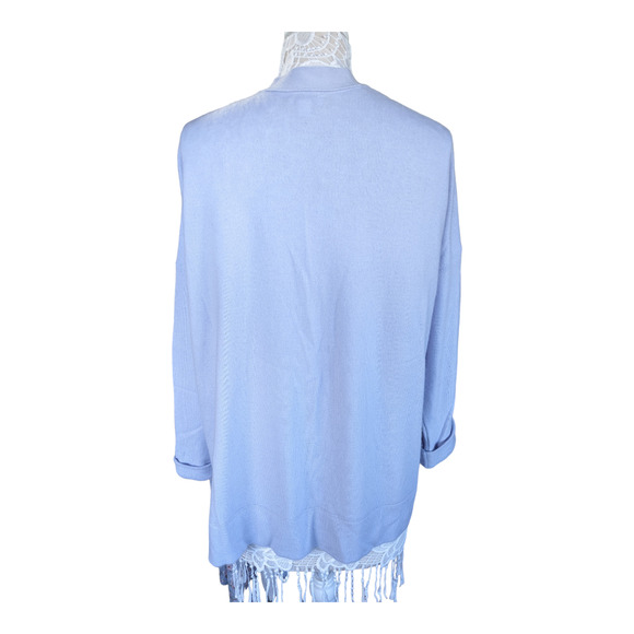 J. Jill 100% Cashmere Lilac Button Cardigan L Petite - Picture 3 of 10